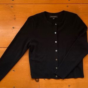 Banana Republic Black Cropped Cardigan